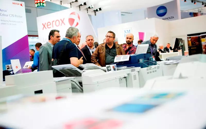 Xerox stall at Drupa 2016
