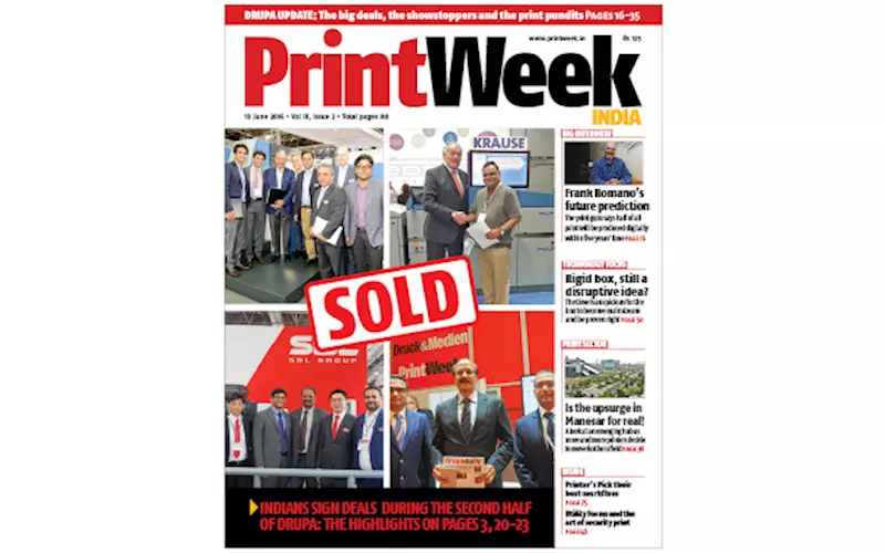 Volume IX, Issue 2, 10 June 2016: Indians sign deals during the second half of Drupa 2016