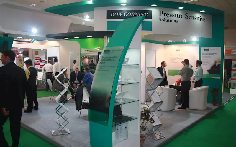 Dow Corning displays a fleet of products at Labelexpo India 2012