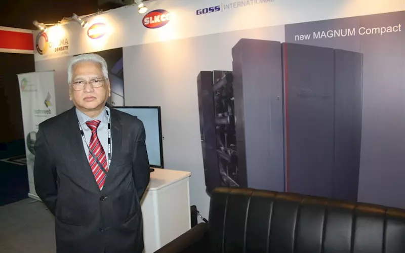 SL Kulkarni spoke about the Magnum Compact press from Goss which is ideal for single-width newspaper production and for a short-run, multi-product business model