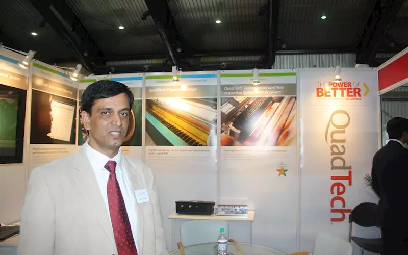 Hemant Desai of Quadtech spoke of the importance of fully automated, on-the-fly colour control and web inspection solution