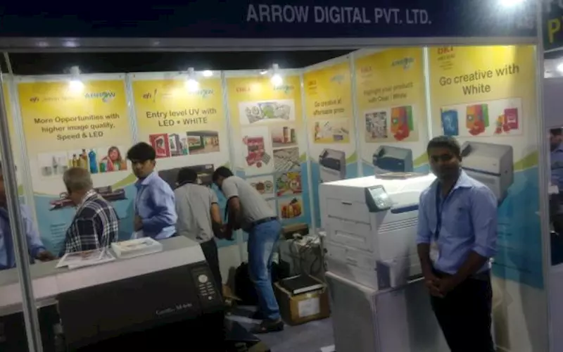 Arrow Digital, the distributor of a range of materials and equipments for the digital printing and cutting markets displayed OKI 9541Pro and M-64s