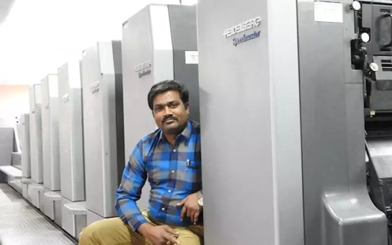 Kondaiah Chowdary, the CEO of Creative Print & Pack