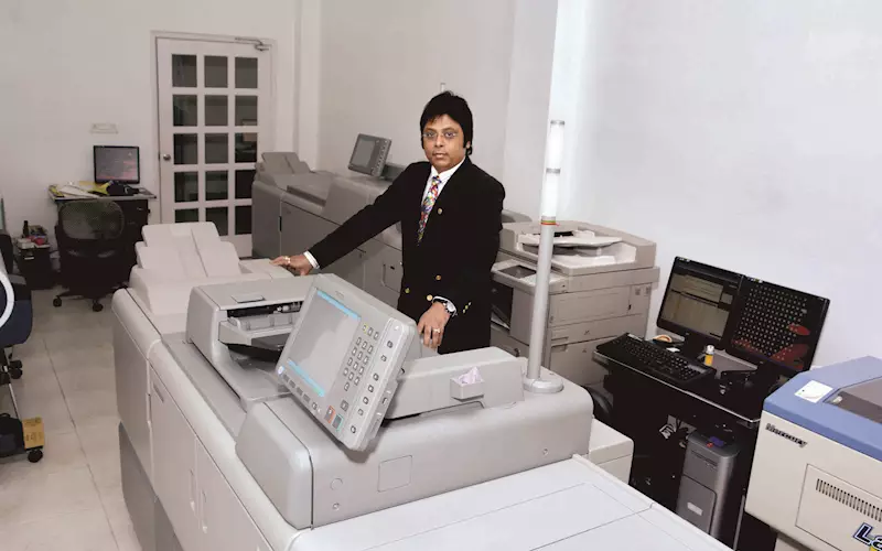 Sharma: 8100 produces 1200 x 4800 dpi print @ 135 sheets/min