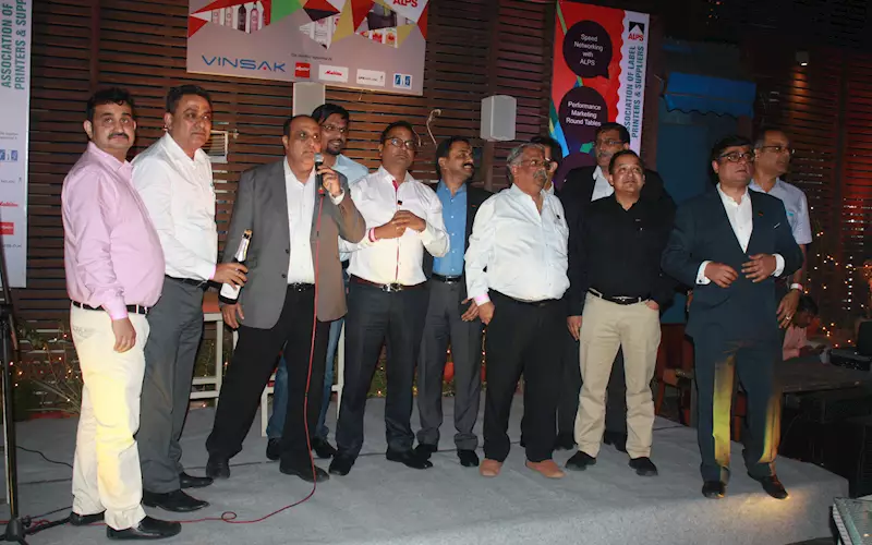 The members of the Association of Label Printers & Suppliers (ALPS) during the Delhi meet