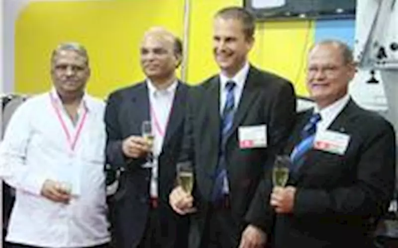 The Gallus team at Labelexpo India