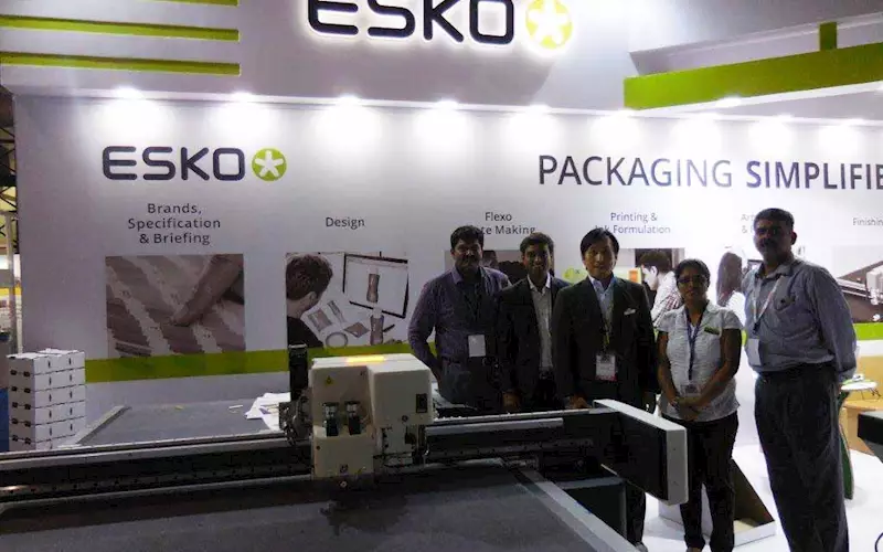 Esko unveiled Kongsberg X24 cutting table at IndiaCorr Expo