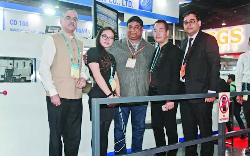 Tirupati Group picked up the Huayin CD-108, an automatic die-cutting