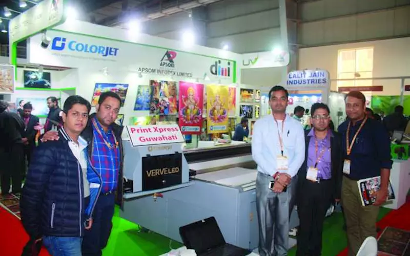 Apsom Infotex sold two flatbed printers, VL 2513 and Colorjet Verve LED UV, to Guwahati-based Printexpress and a Colorjet Verve Mini LED UV printer to Delhi-based Raman Display and Graphics