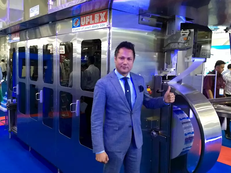 Uflex highlights its aseptic filling machine at PackEx 2017