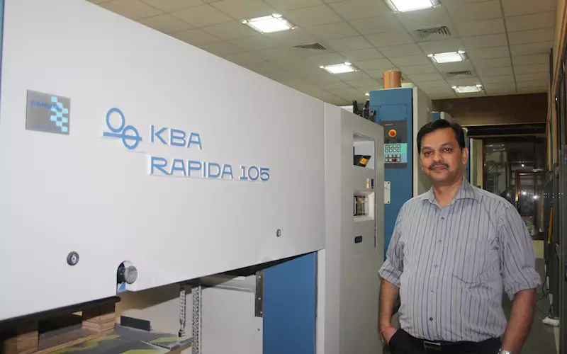 Wadekar: "We opted for KBA is that it is also suitable for packaging and can handle substrate in the range of 40-600gsm"