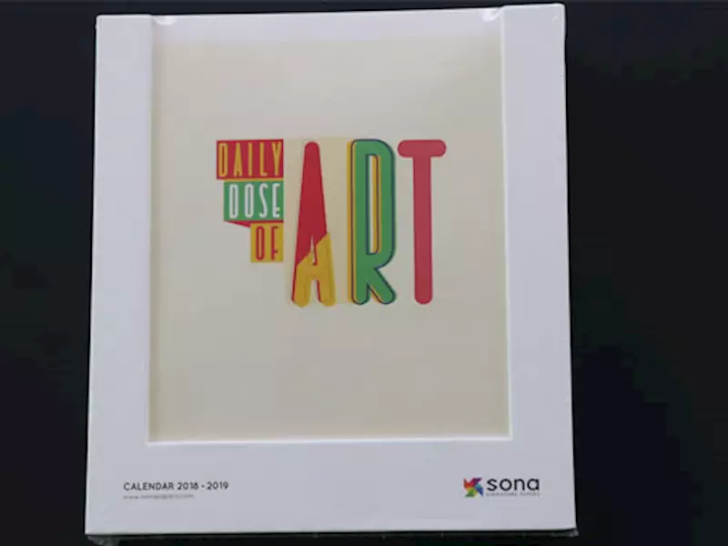 Sona’s 2018-19 calendar features 365 artworks by 365 young artists