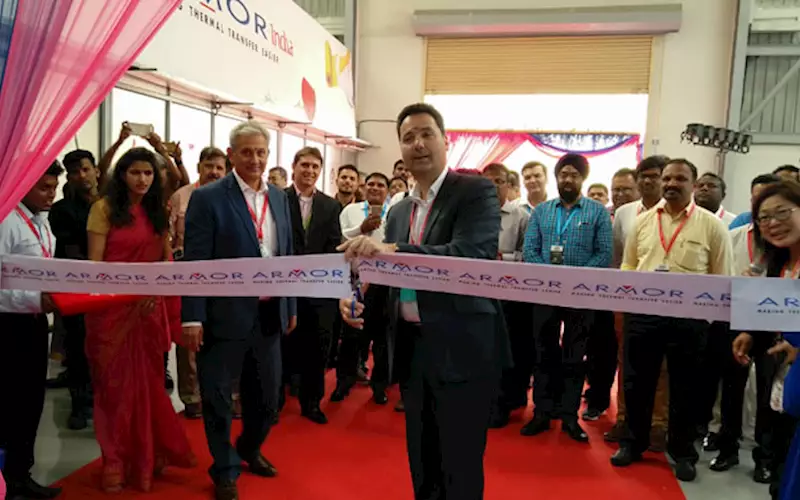 Hubert De Boisredon, chairman and CEO of Armor Group inaugurated the plant in Bengaluru