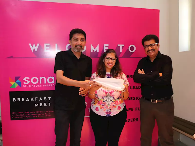 Designer Viral Pandya mentors students at Sona’s Breakfast Meet