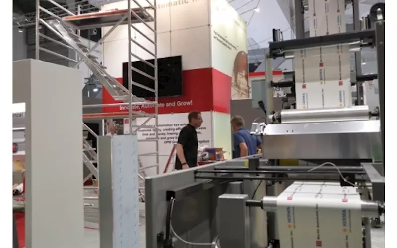 How can one increase productivity, control and reduce wastage? Martin Automatic’s booth does have an answer in the form of MBS splicer and LRD transfer rewinder