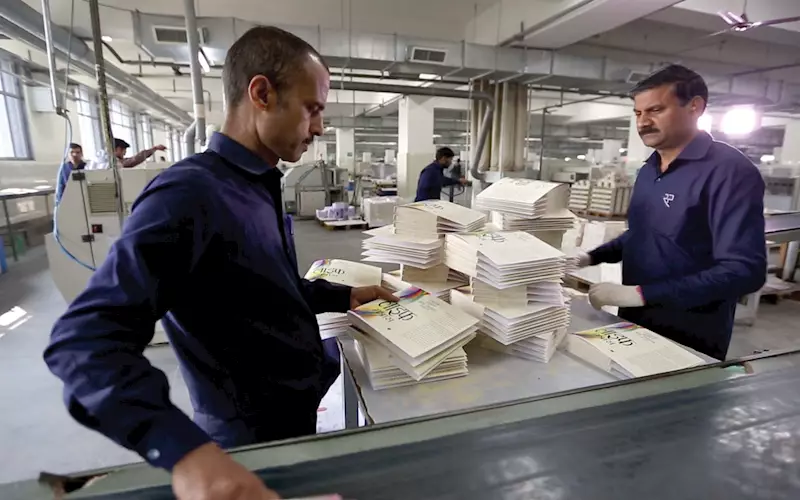 The ideal capacity of the press is 200,000 books per day and Replika has achieved 85,000 books by the end of the year 2015. In this, they are doing 55,000 hardcover books and 30,000 soft covers