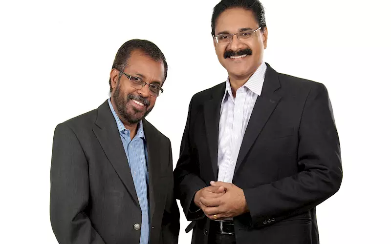 K Radhakrishnan(left) and Suresh Verghis are directors at Printalent, Chennai