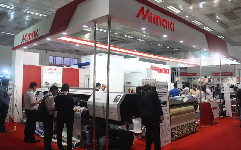 Seven products display at Mimaki stall