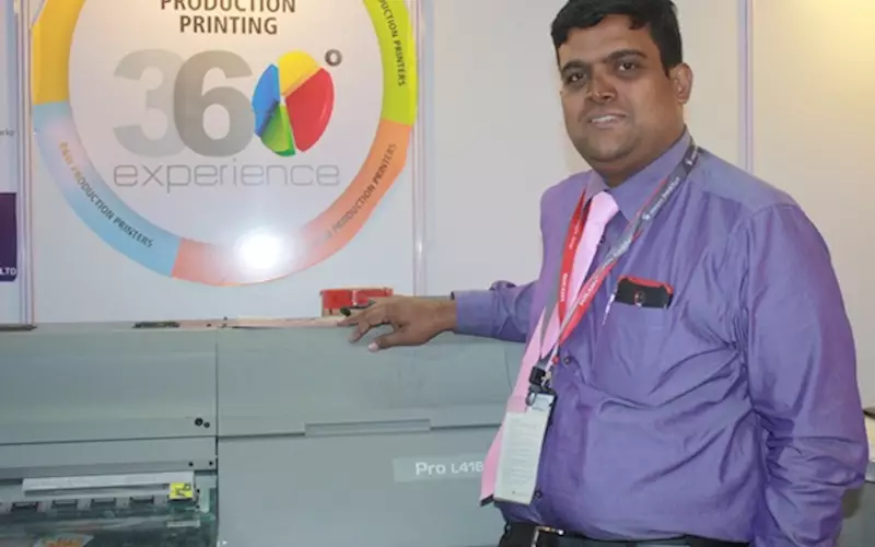 Rajagopalan said the USP of the machine is the white ink option