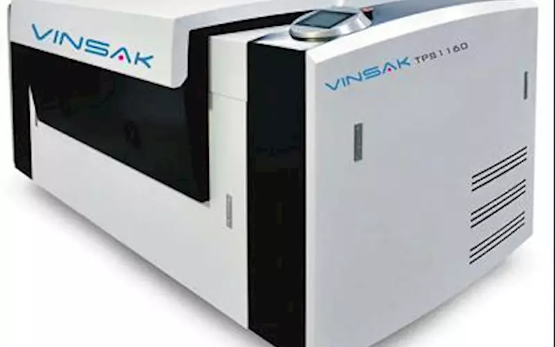 Vinsak TPS 1160 platesetter and TPP 1300 processor to make its India debut at Interprint Expo 2012