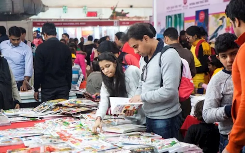As usual, college students and young professionals made up the bulk of visitors at the Fair. They had their agendas set. Some came looking for textbooks, some popular fiction, some trade books, while some others were looking for old books at bargain prices