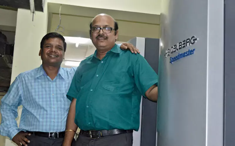 (l-r) Brundaban Behera and BR Nayak of Print-Tech