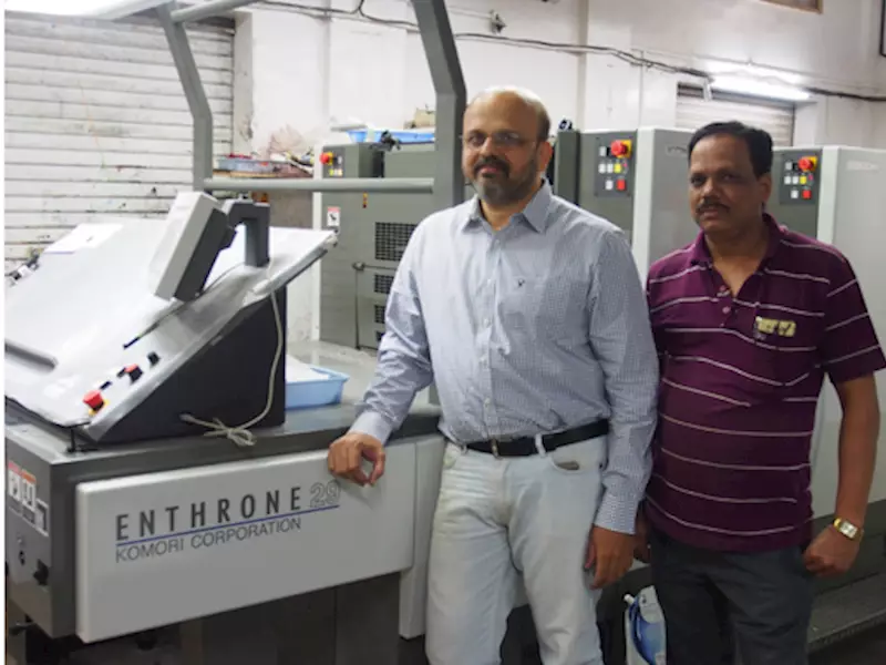 Pune's Spectrum updates offset operations with Komori Enthrone