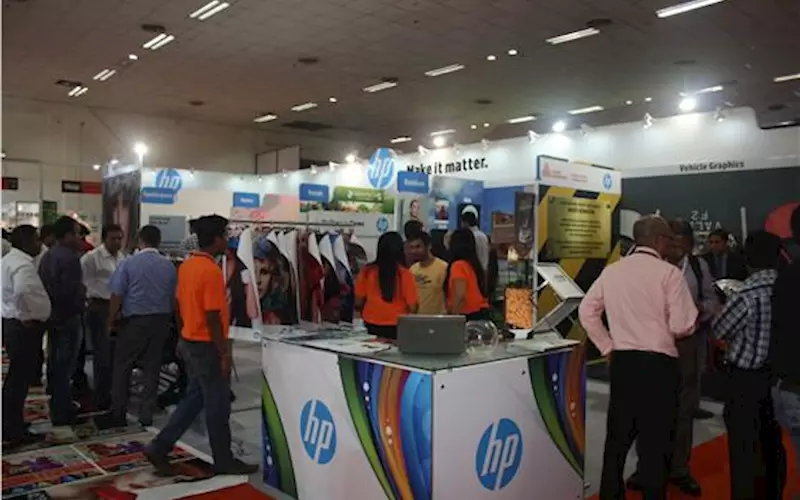 HP's stall at Media Expo 2012