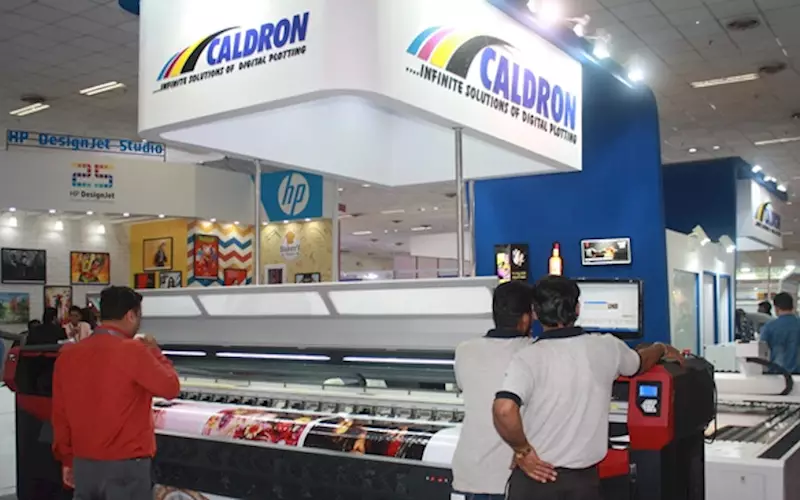 Established in 1992, Caldron Graphics displayed signage machinery, laser machines, printing inks, lamination machine and consumables