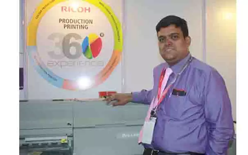 Rioch India launched a new wide-format printer Ricoh Pro L4160. According to Prasanna Rajagopalan of Ricoh India, the kit is equipped with latex technology and can print the colours orange, green and white along with CMYK