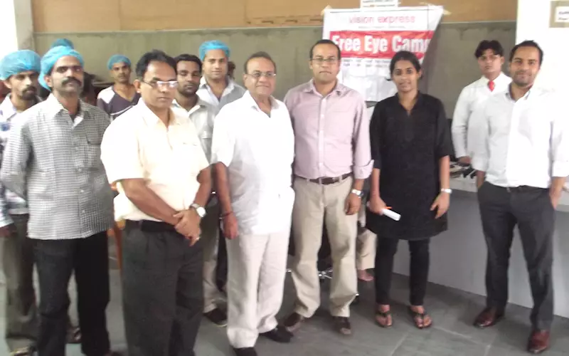 Ajanta Print Arts conducts free eye test programme for employees