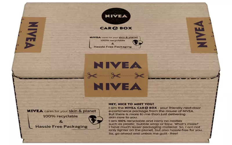 Nivea-Amazon launch ready-to-ship packaging