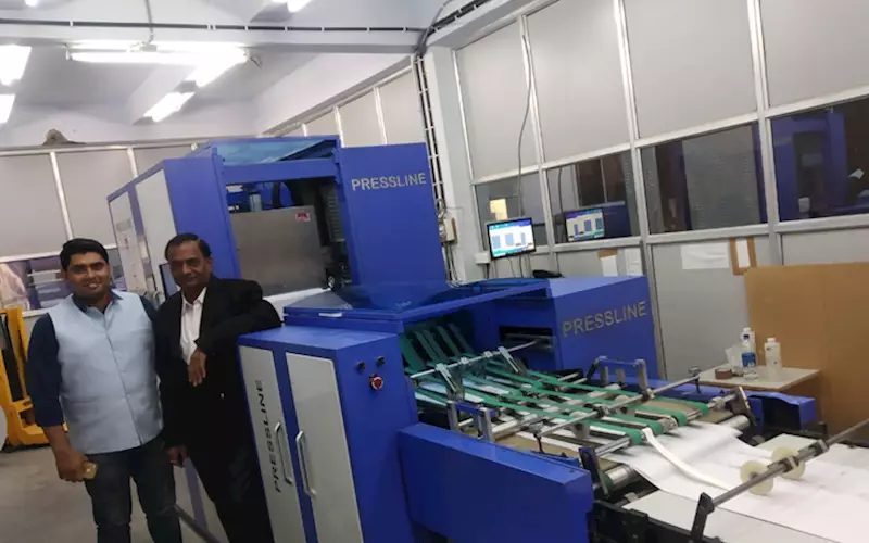 Bhavik Publications installs India’s first inkjet web press by Monotech  