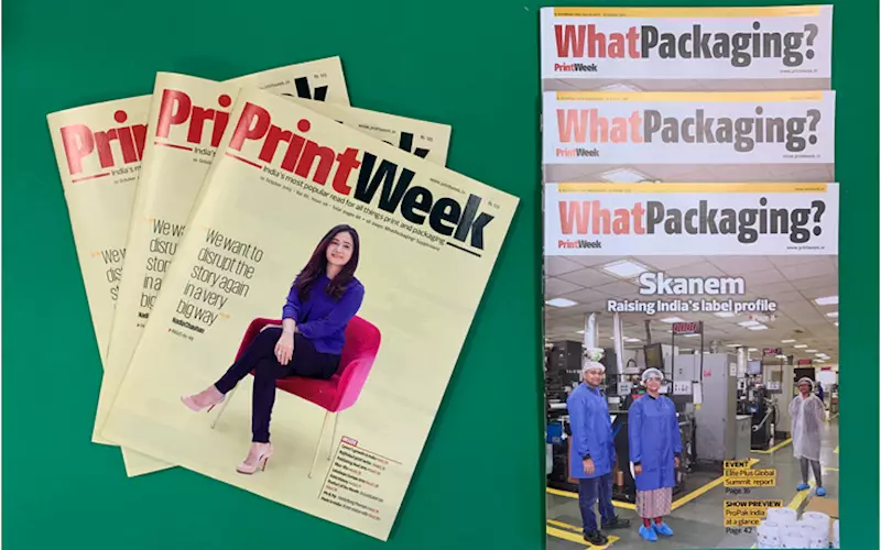 The October issues of PrintWeek and WhatPackaging? hit the stands
