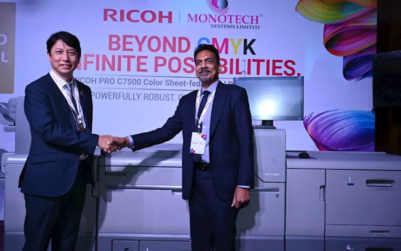Monotech Systems commemorates Ricoh’s new models