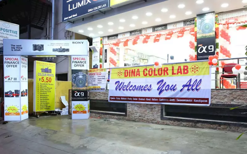 Dina Color's 18th commercial print shop in Coimbatore