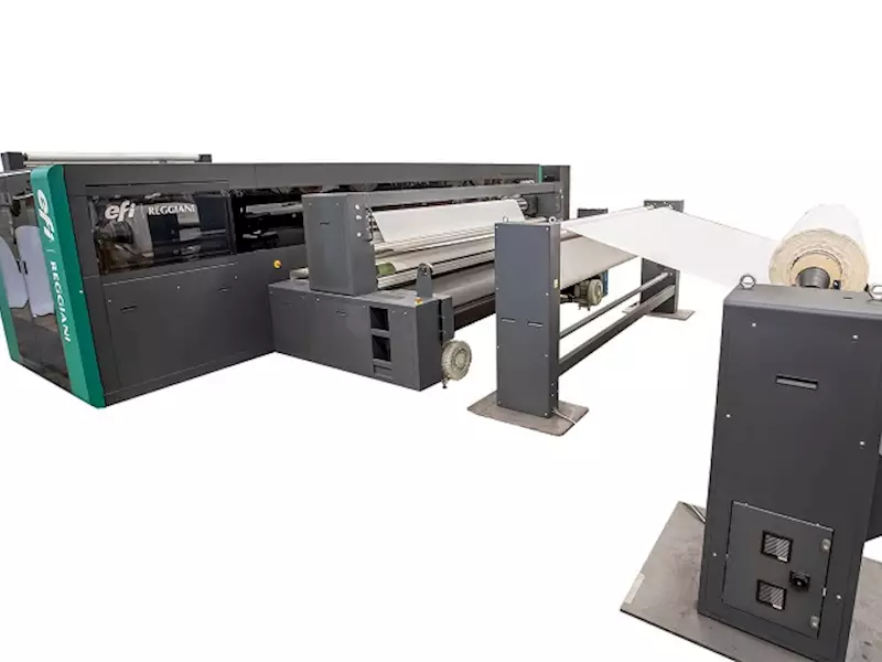 EFI Reggiani launches scanning digital textile printer 
