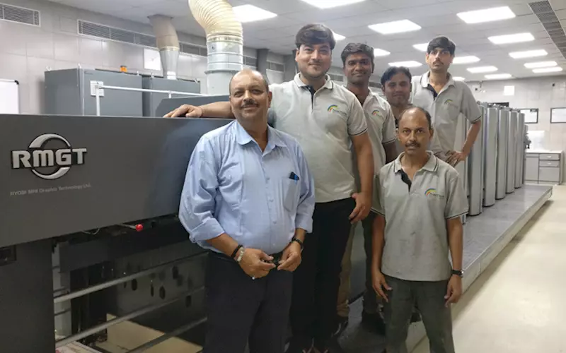Team Print Vision with the new RMGT press