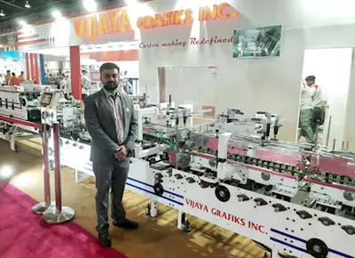 PrintPack 2022: Vijaya launches carton-erecting machine