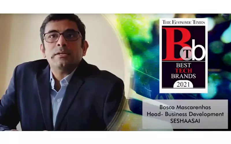 Seshaasai wins ET 2021 Best Tech Brand in BSFI sector