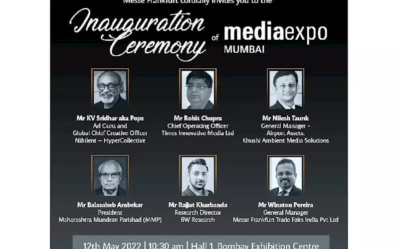 Media Expo Mumbai begins tomorrow