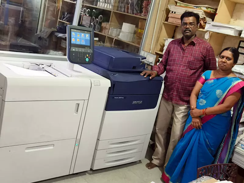 Nagercoil's SK Marketing invests in Xerox  