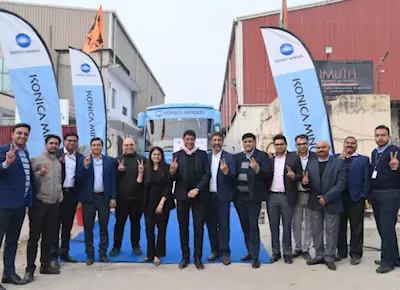 Konica Minolta's fourth-month yatra in 121 Indian cities