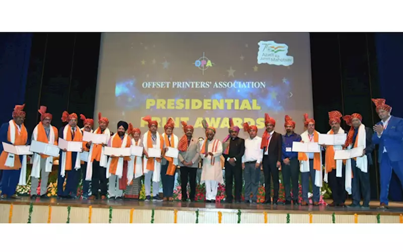 Presidents of printers’ associations honoured