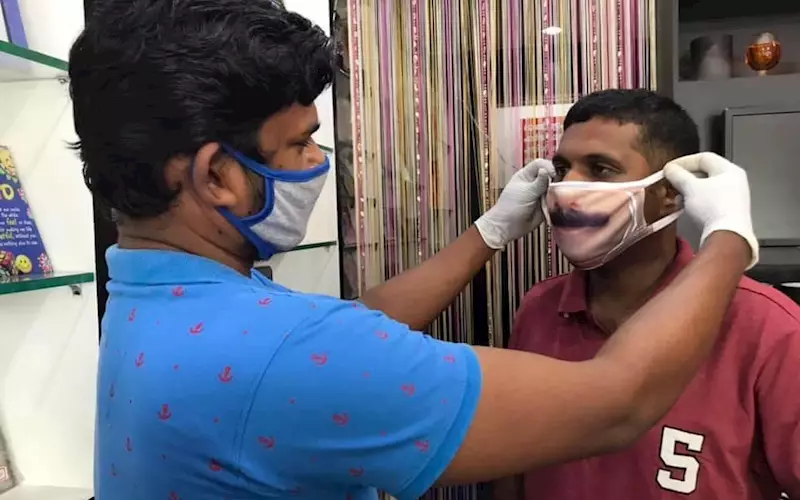 Kottayam studio prints your face on masks, brings back smiles