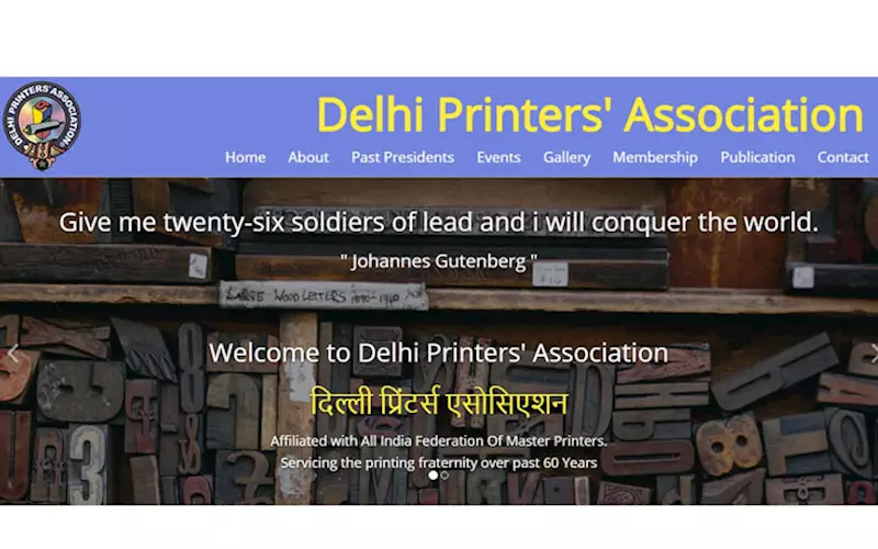 Delhi Printers’ Association launches its website