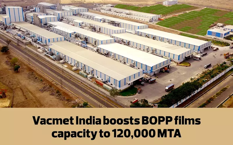 Vacmet India boosts BOPP film capacity to 120,000 MTA