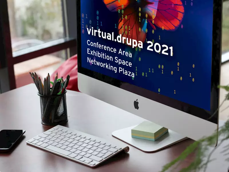 Virtual.Drupa: More than 2,700 minutes knowhow in the conference area