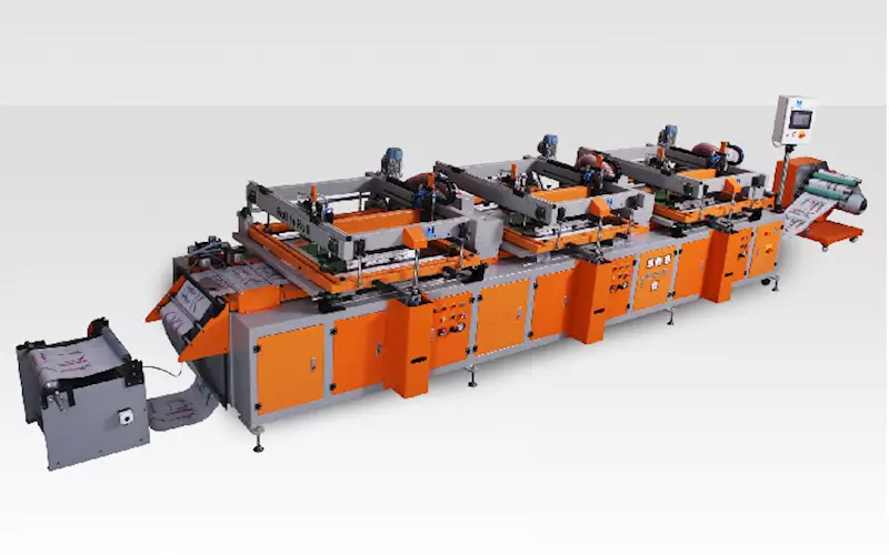 Umrao Automation introduces a new four-colour roll-to-roll screen printing machine