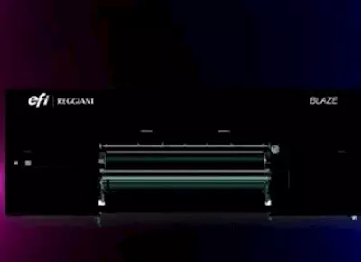 EFI Reggiani introduces industrial entry-level textile digital printer